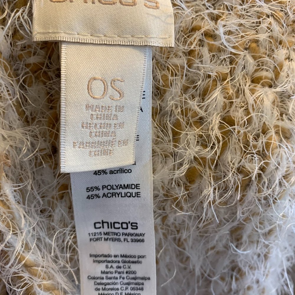 Chico's Patchwork Infinity Scarf - Picture 6 of 6
